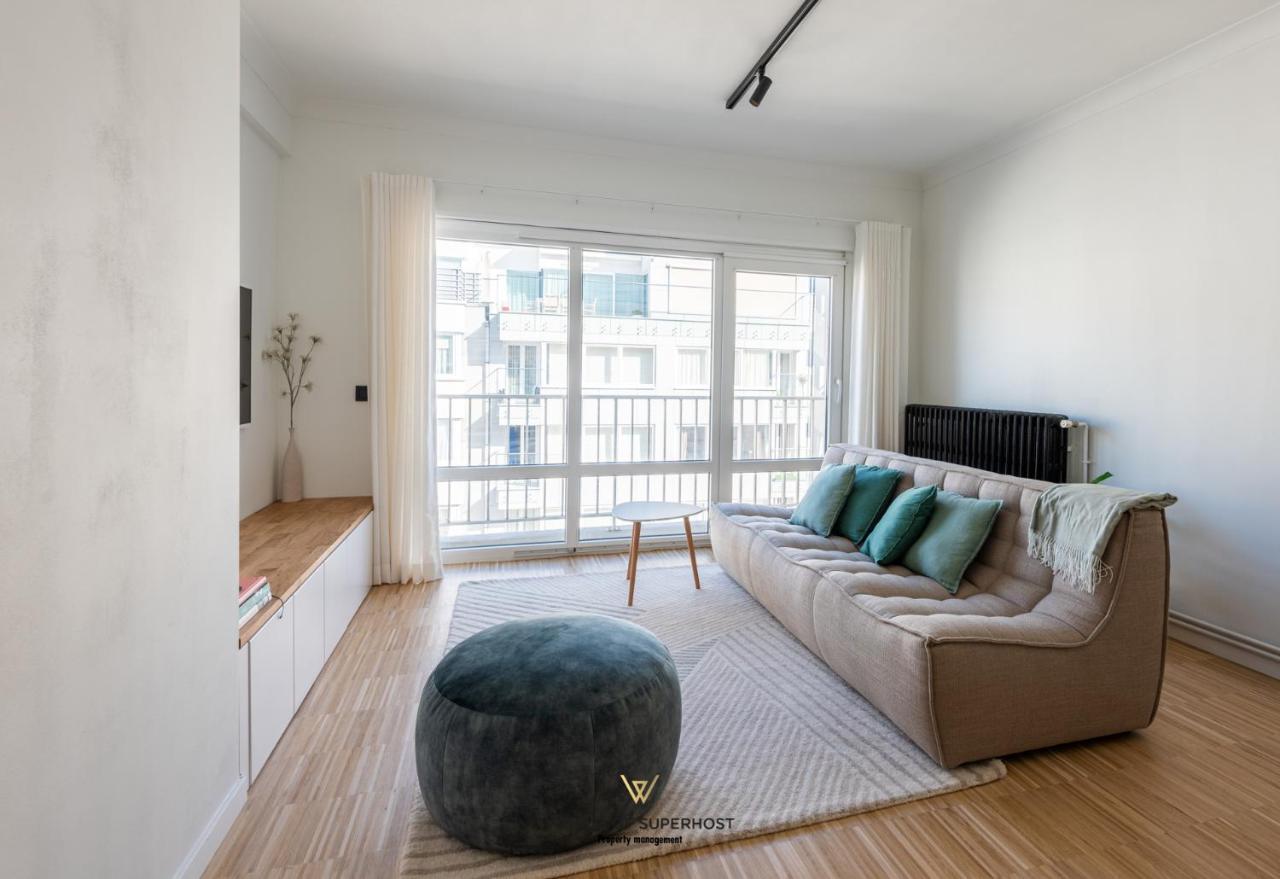 Luxurious Apartment Next To The Sea And City Centre With Free Parking Space Ostende Exterior foto
